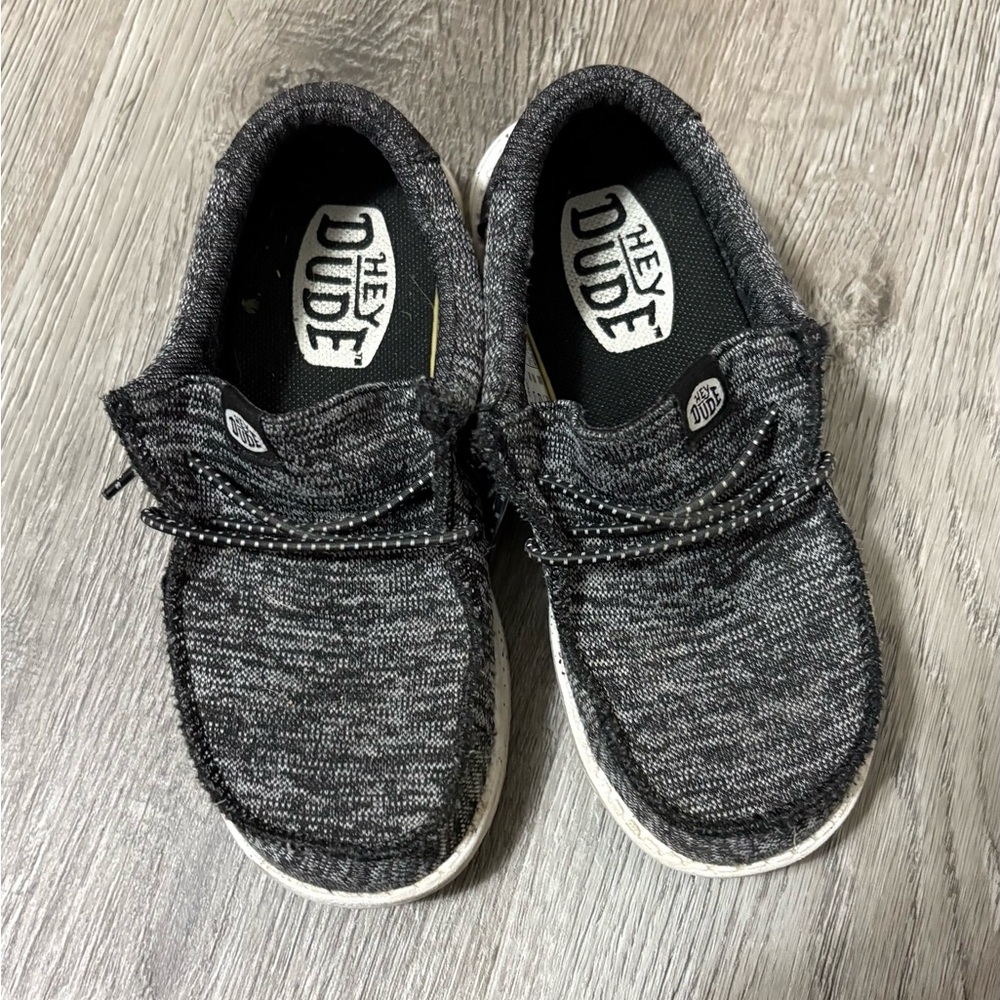 Hey Dude Black Wally Slip-On Comfort